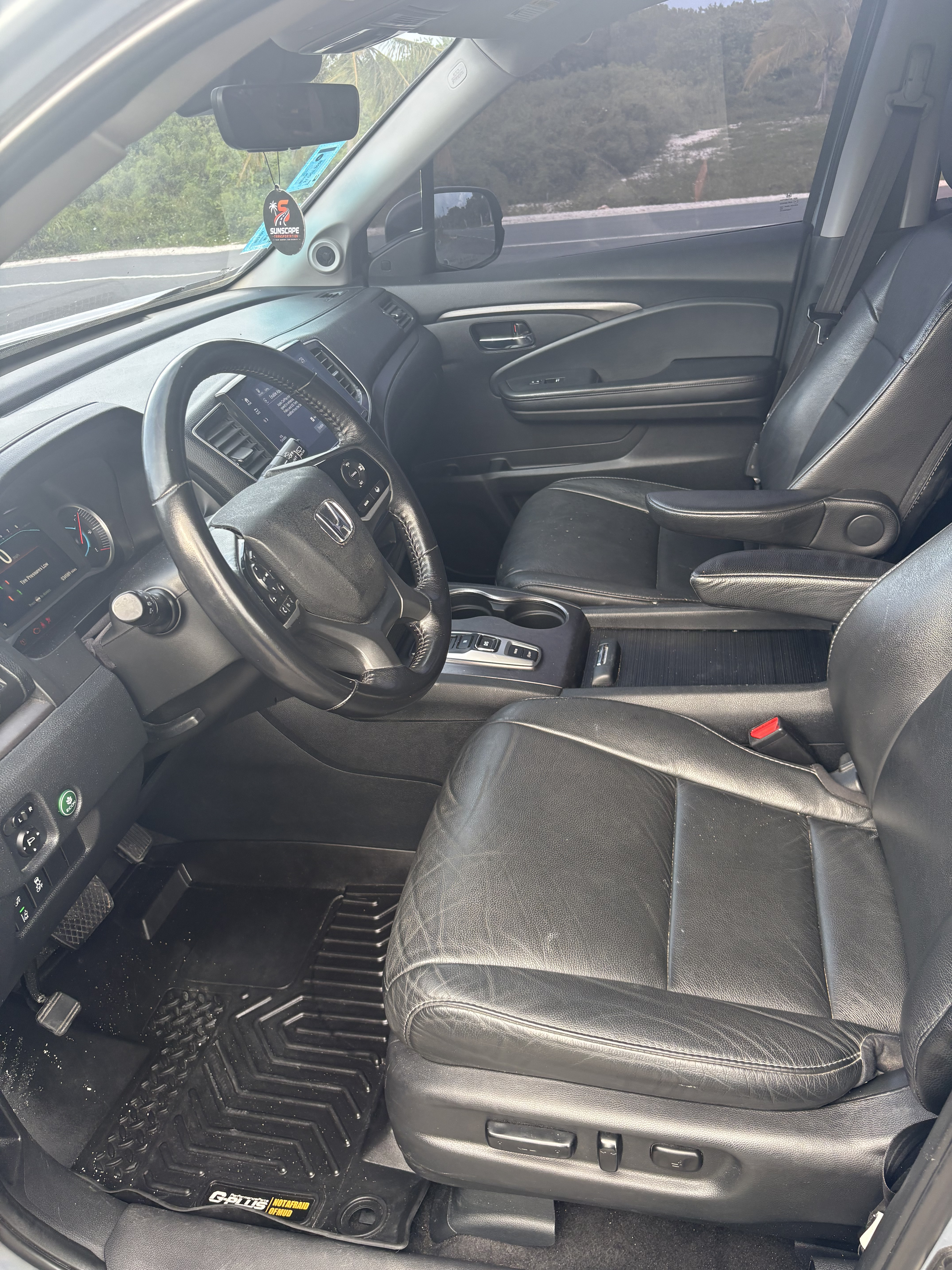 Honda Pilot — dashboard and touchscreen