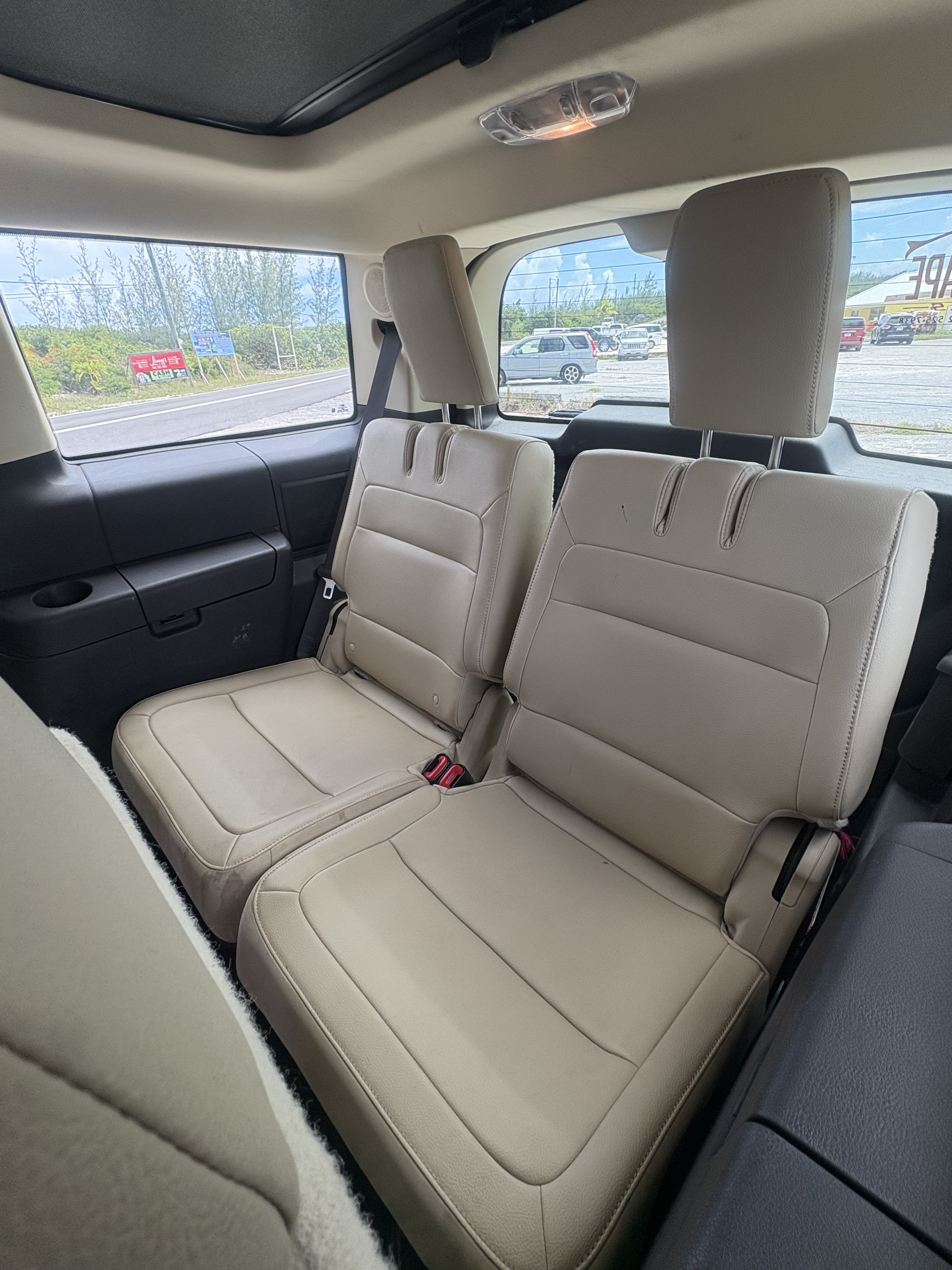 Ford Flex — third-row leather seats